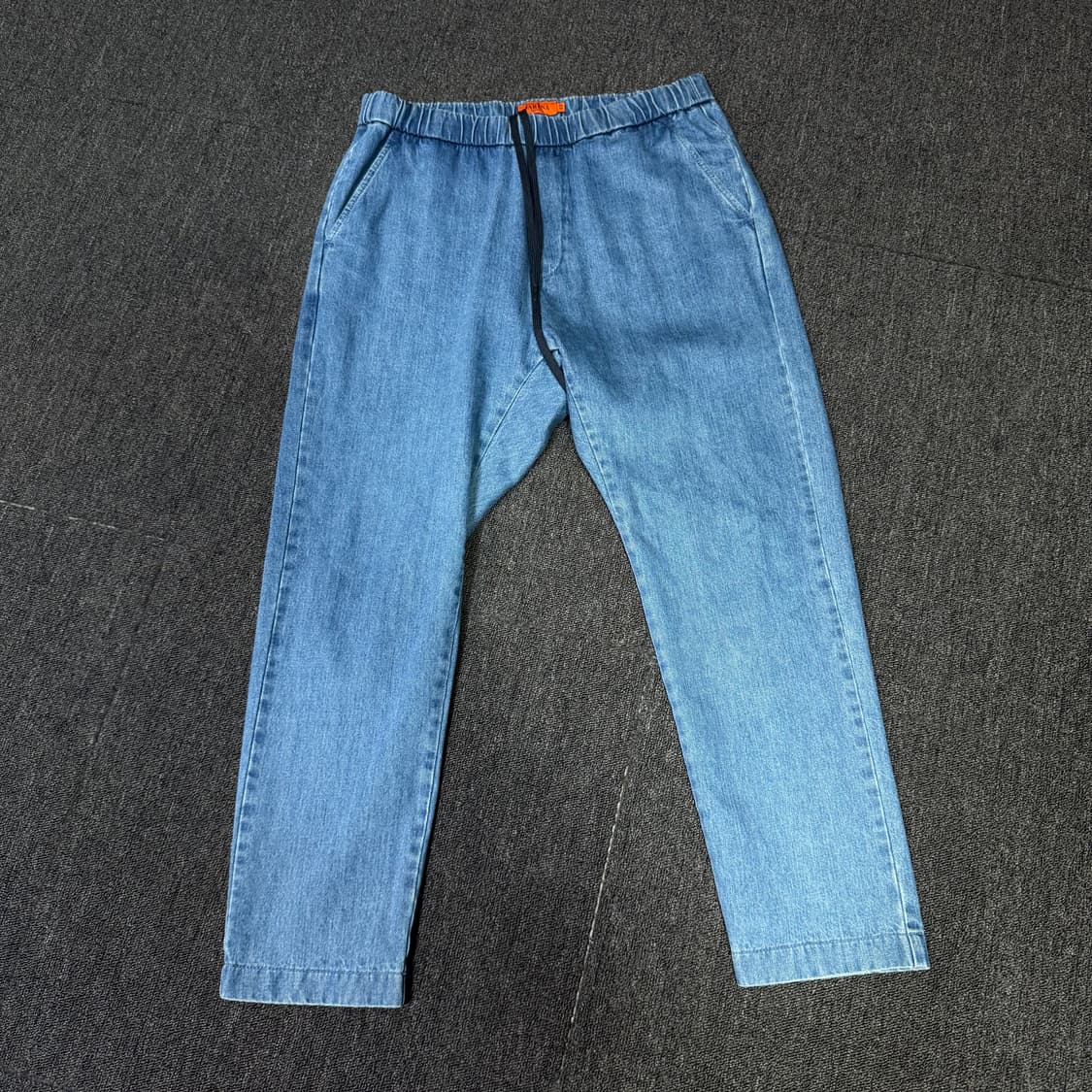 BARENA 바레나 밴딩 데님 팬츠 상품이미지1