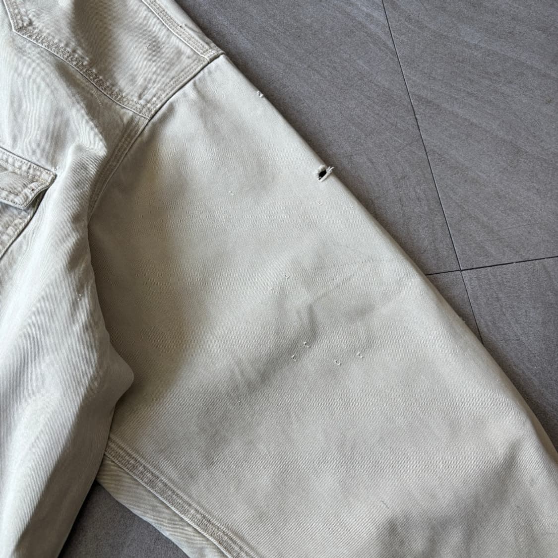 칼하트 오리지널 베이지 웨스턴 긴팔 셔츠 상품이미지3