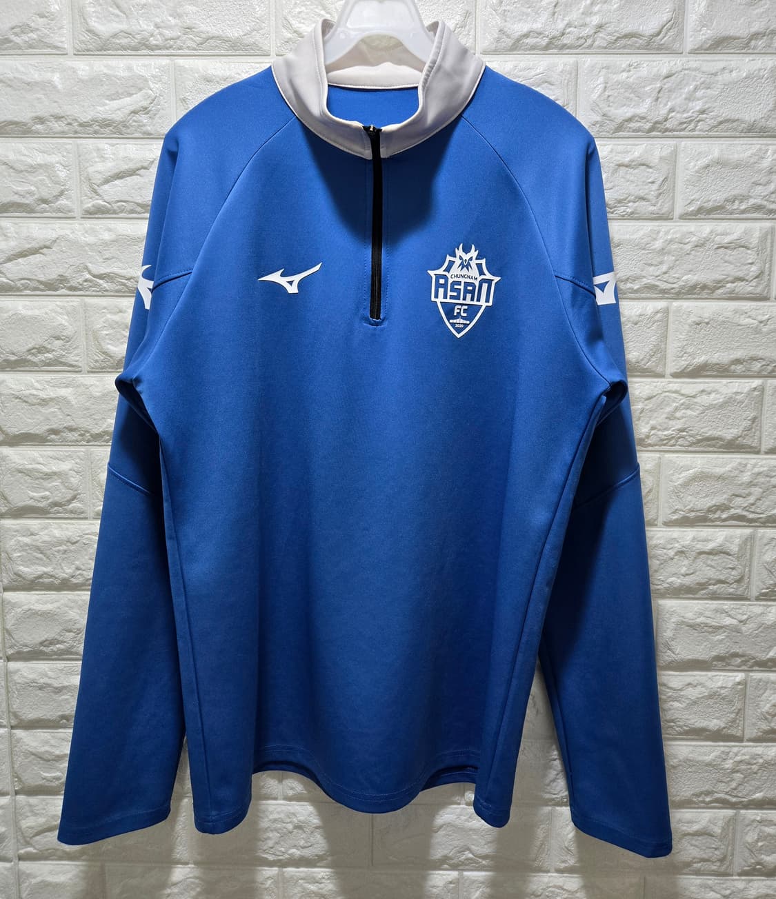 미즈노 충남아산FC 2020 반집업 긴팔 100 상품이미지1