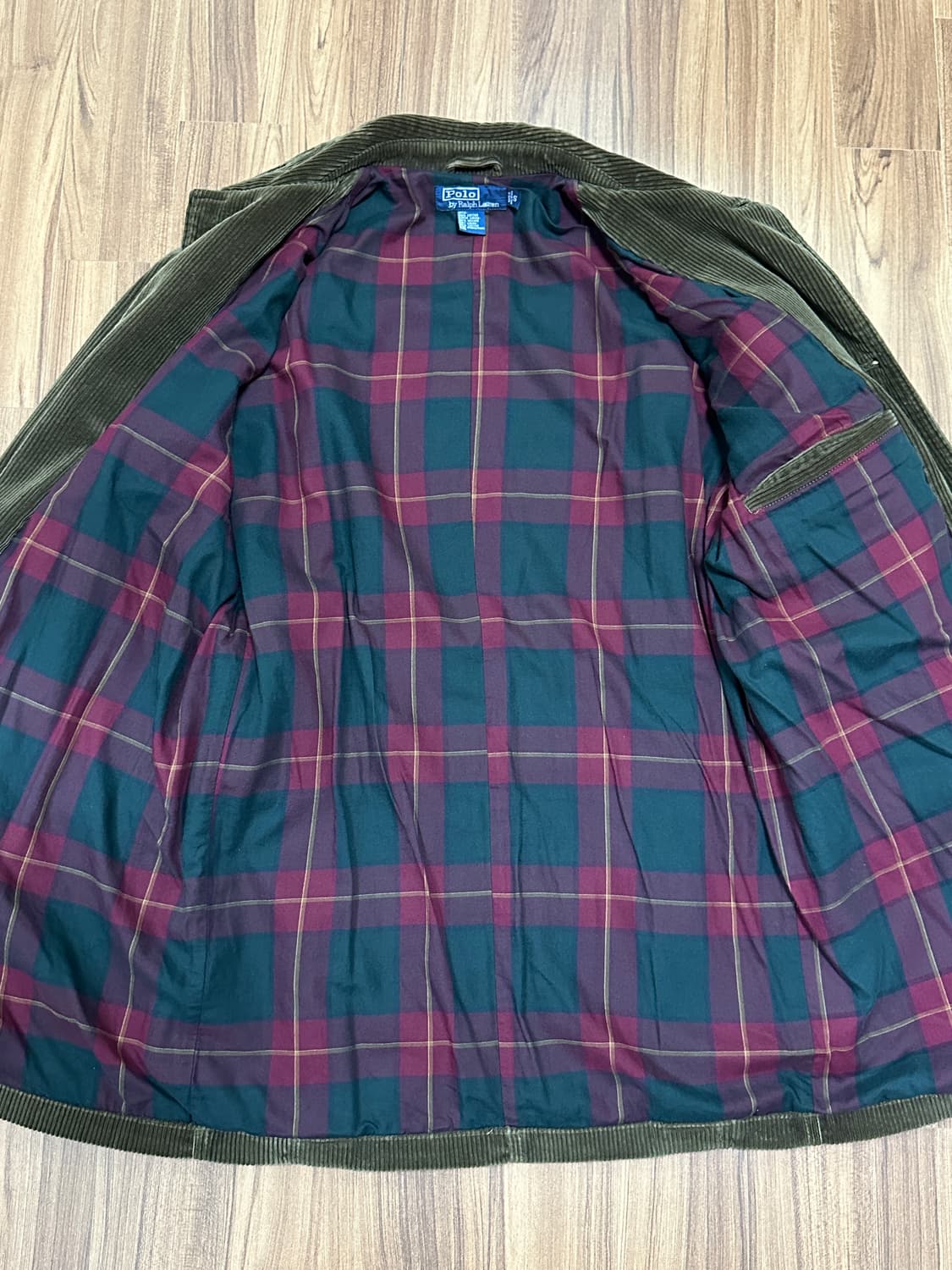 폴로 랄프로렌 코듀로이 헌팅 코트 S 상품이미지8