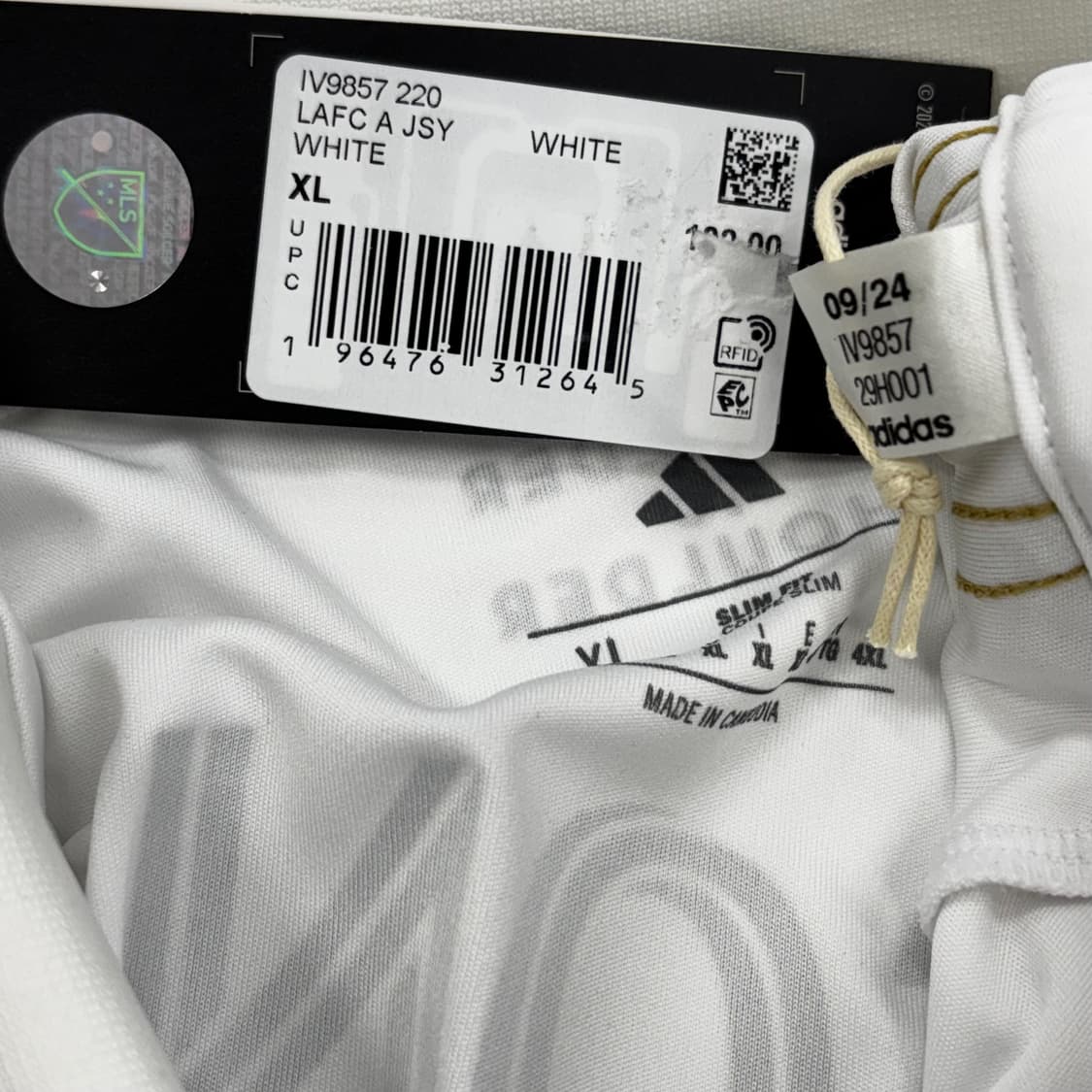 새상품 아디다스 2025 LA FC 어웨이 손흥민 유니폼  해외 XL S 상품이미지4