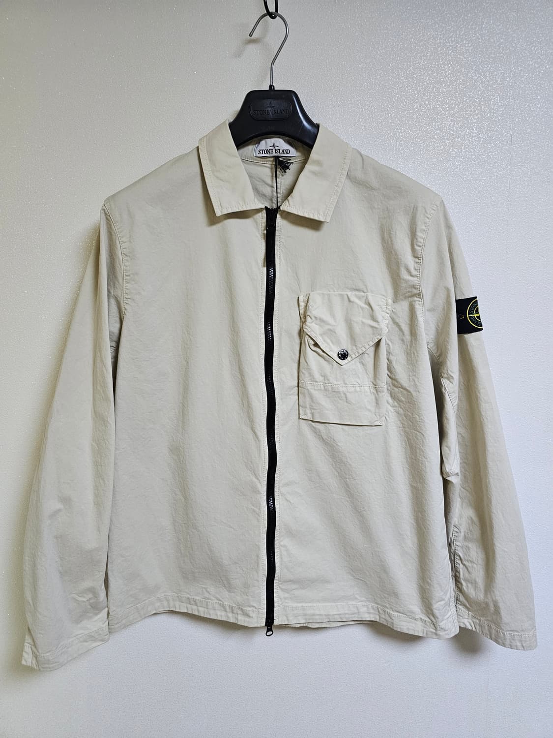 스톤아일랜드 스트레치 코튼 개버딘 오버셔츠 23FW (새상품) 상품이미지1