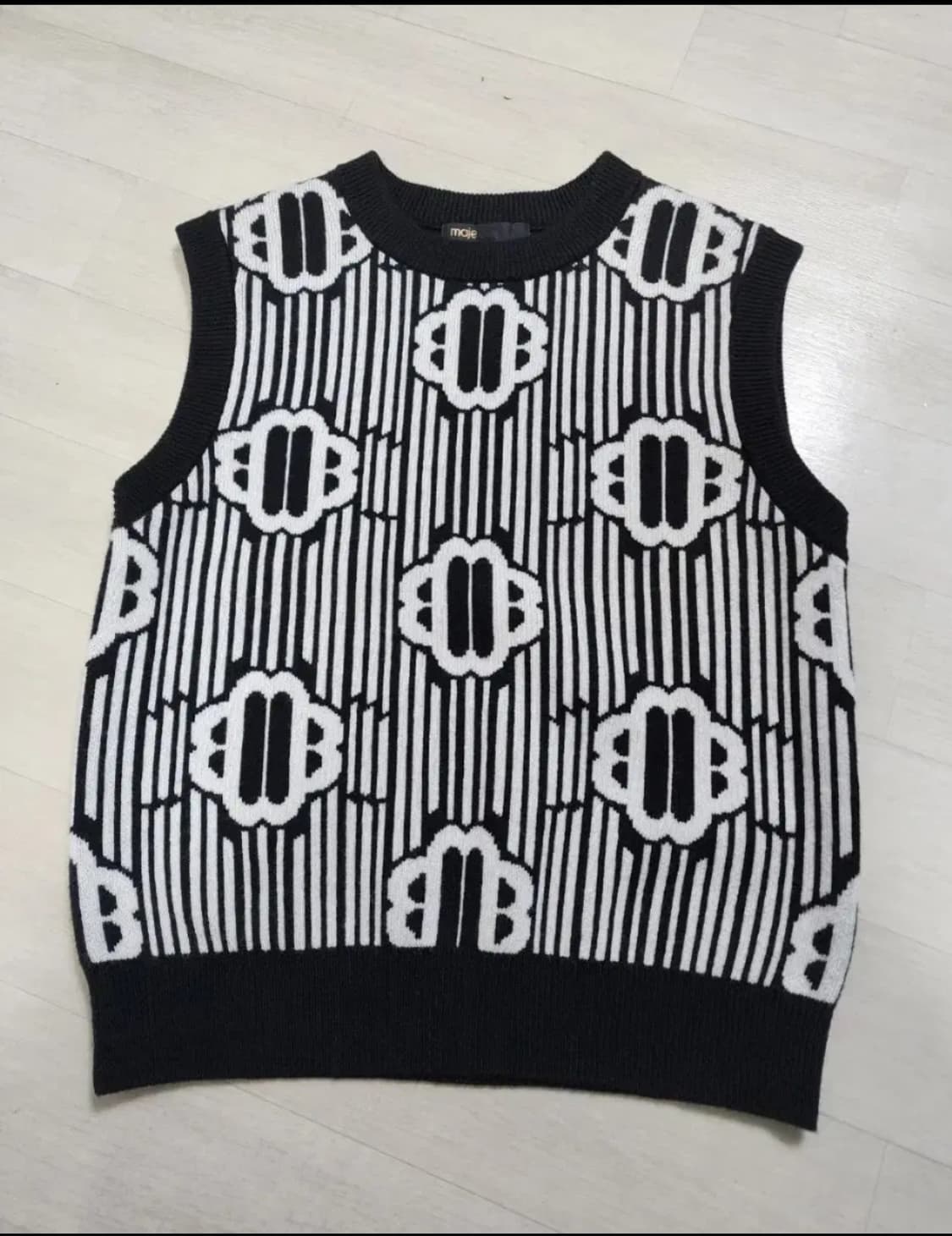 마쥬 니트조끼1표기 상품이미지1