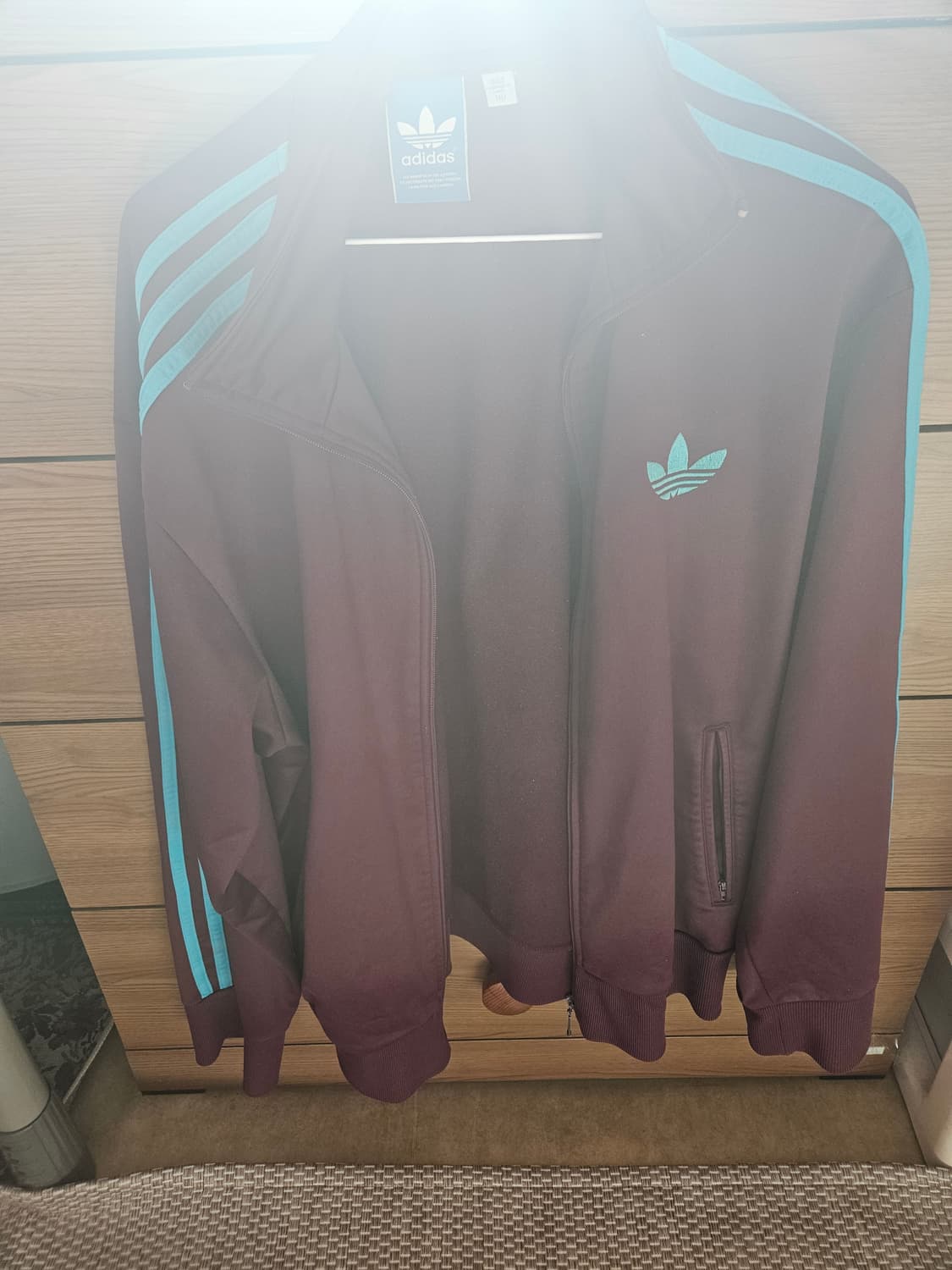 아디다스 구 파이어버드 버건디 아쿠아 저지110사이즈 희귀사이즈 매물1개 상품이미지2