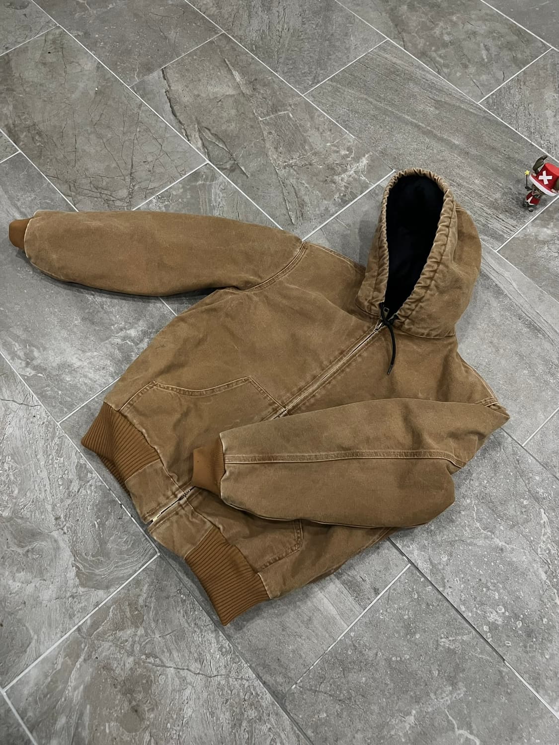 (S)칼하트 덕 액티브 후드자켓 J130 211(BRN) 칼하트브라운 상품이미지8