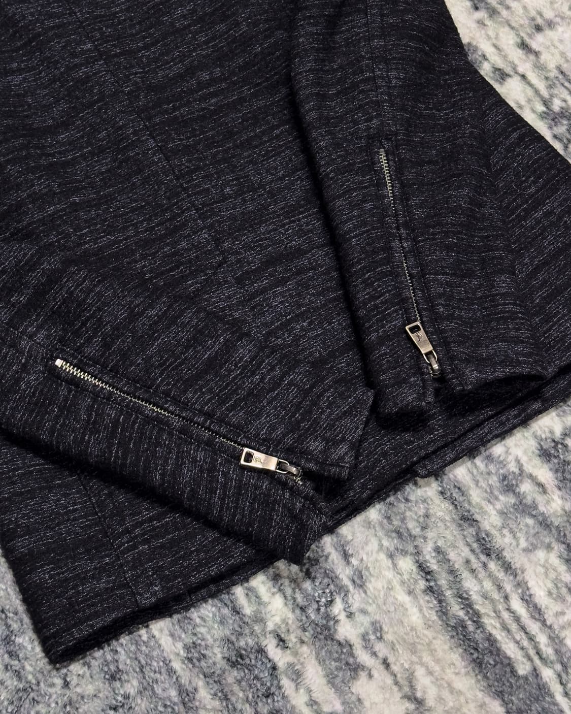 {Schlussel} 2-Way High Neck Zip Jacket   상품이미지7