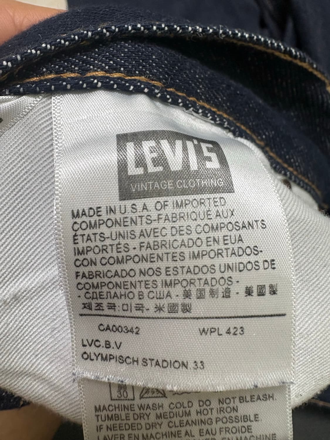 Lvc 리바이스 501xx 36/34 상품이미지5