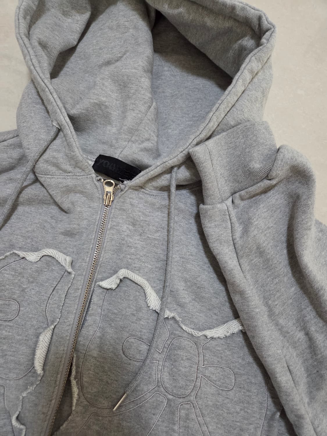 조이착용)유희 리본 투웨이 후드집업 시눈 론론 로라로라 상품이미지4