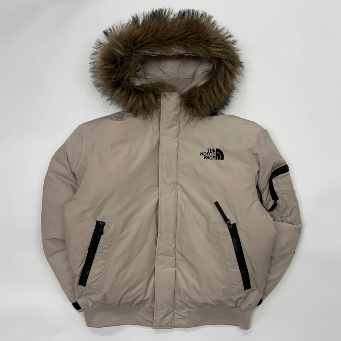 노스페이스 에코 폴라 다운 봄버 자켓 다운 패딩(L) 상품이미지2