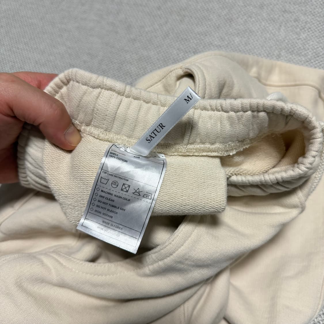 세터(SATUR) 아이보리 조거 팬츠 상품이미지4