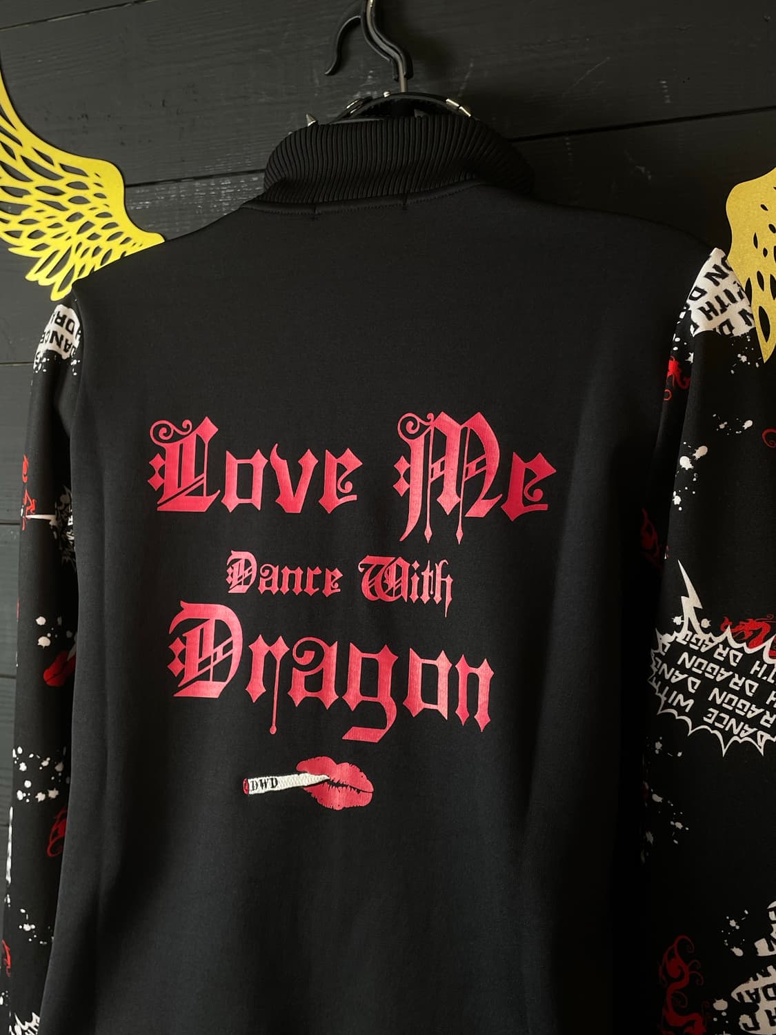 JPN 펑크 키스마크 입술 패턴 집업 상품이미지5