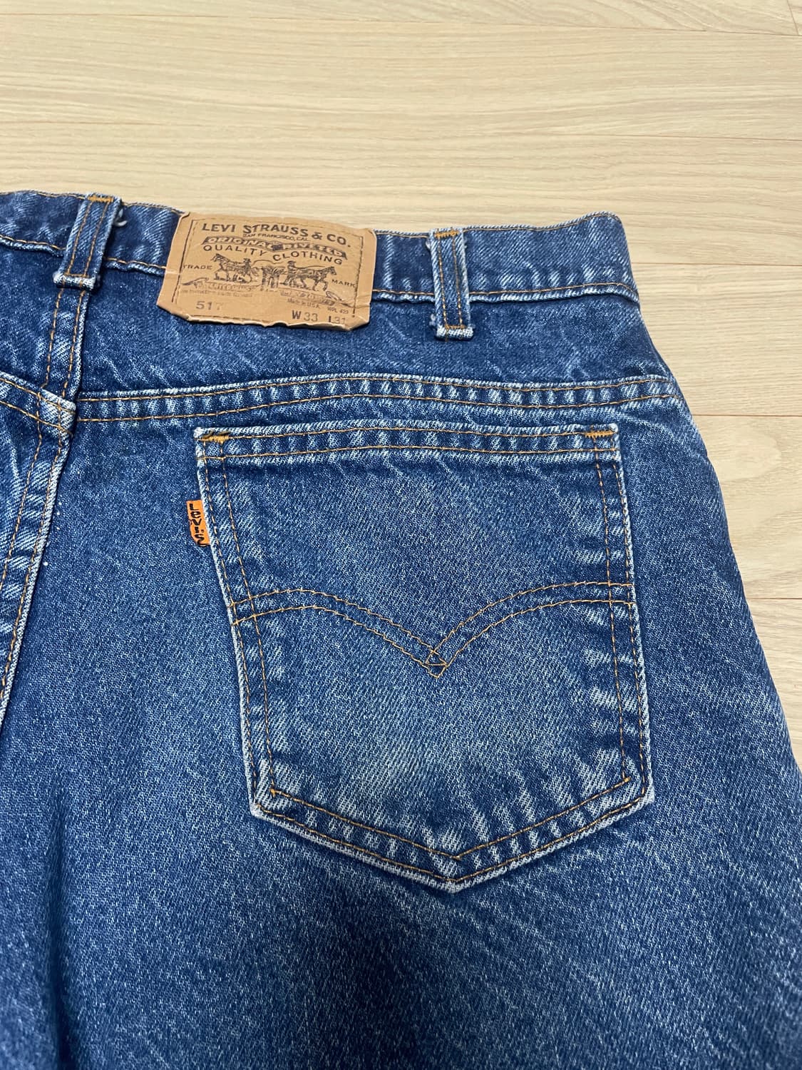 빈티지 리바이스 517  오렌지 탭 usa 팝니다 상품이미지6