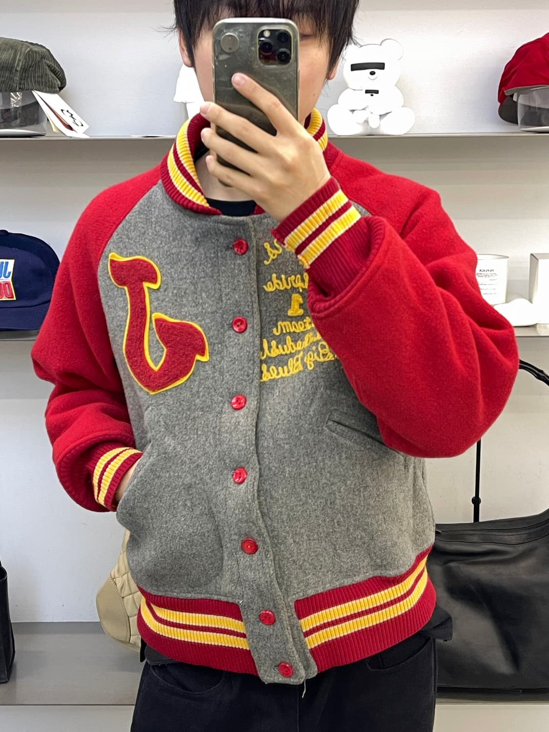 House Of Blues 스포츠 울 바시티 자켓  상품이미지2