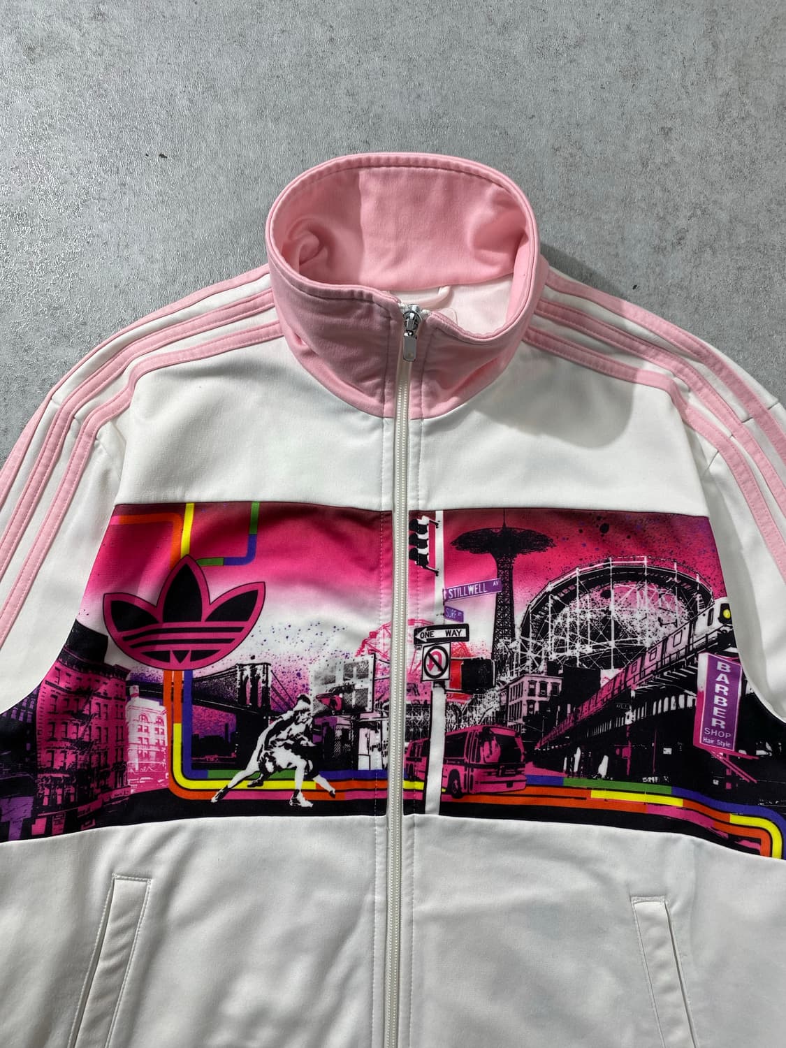 [M] Adidas 아디다스 빌 맥뮐런 브루클린 뉴욕 핑크 져지 상품이미지2