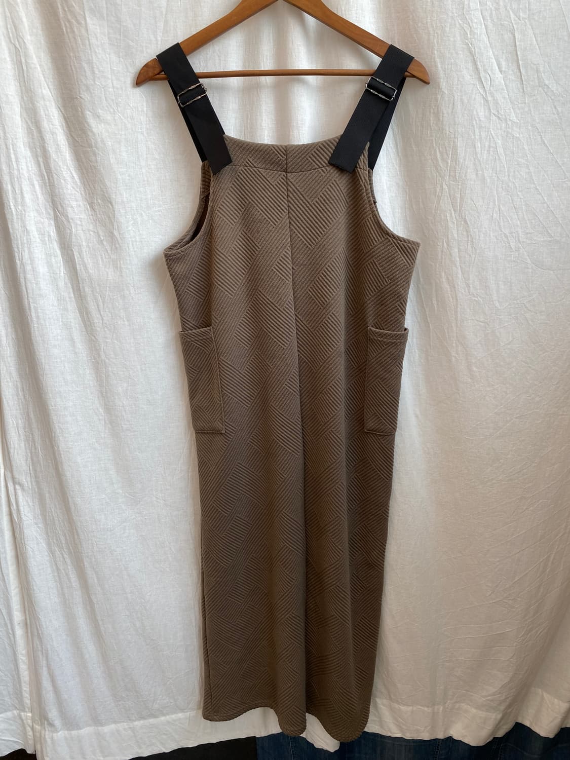 카키브라운 원피스(M) 상품이미지2