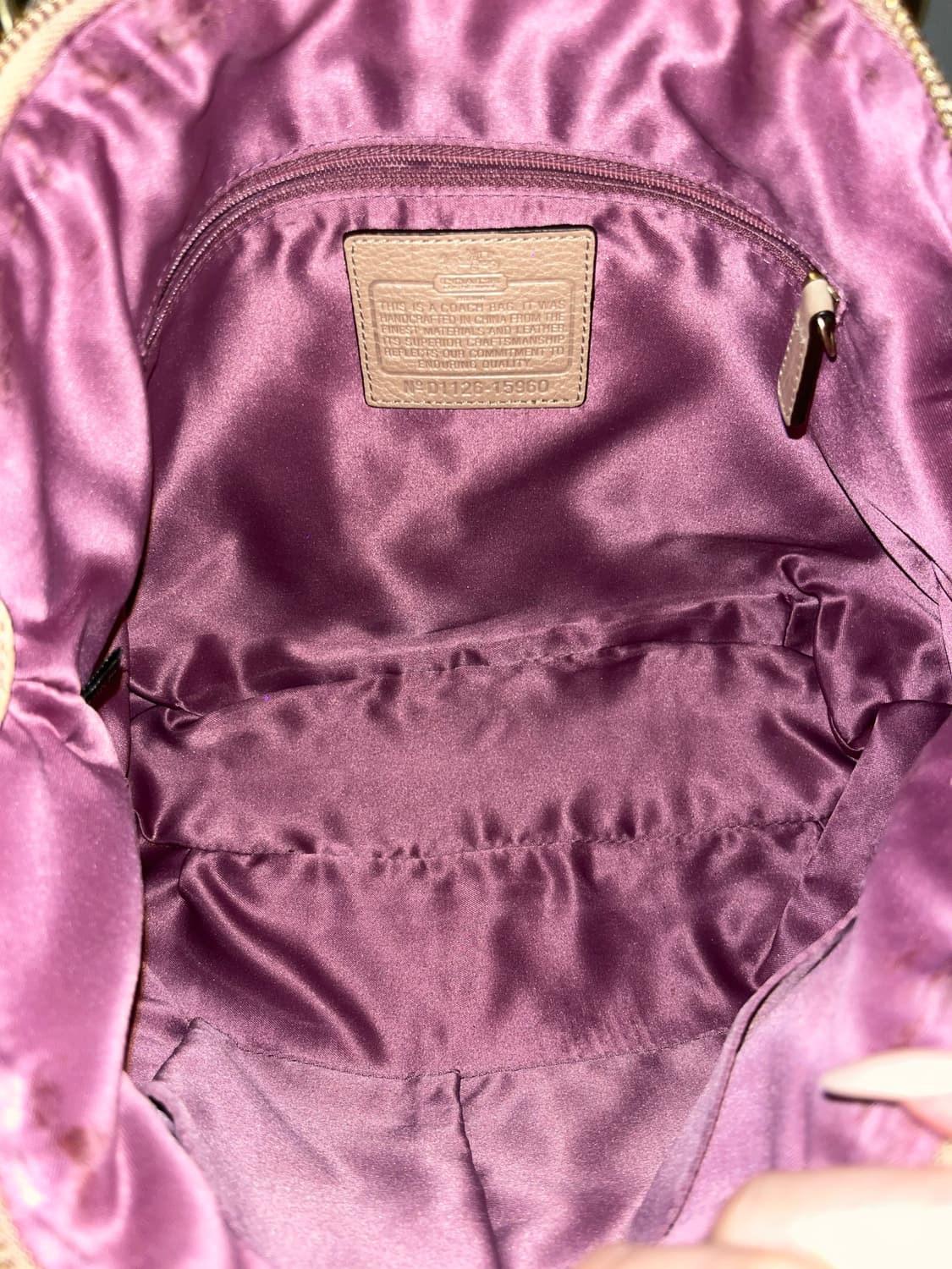 📦Coach beige pink shoulder bag 상품이미지9