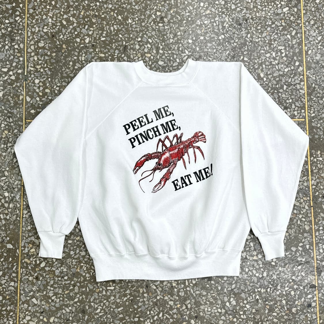 80s USA 울트라 스웻 랍스터 빈티지 스웻셔츠 XL 상품이미지1