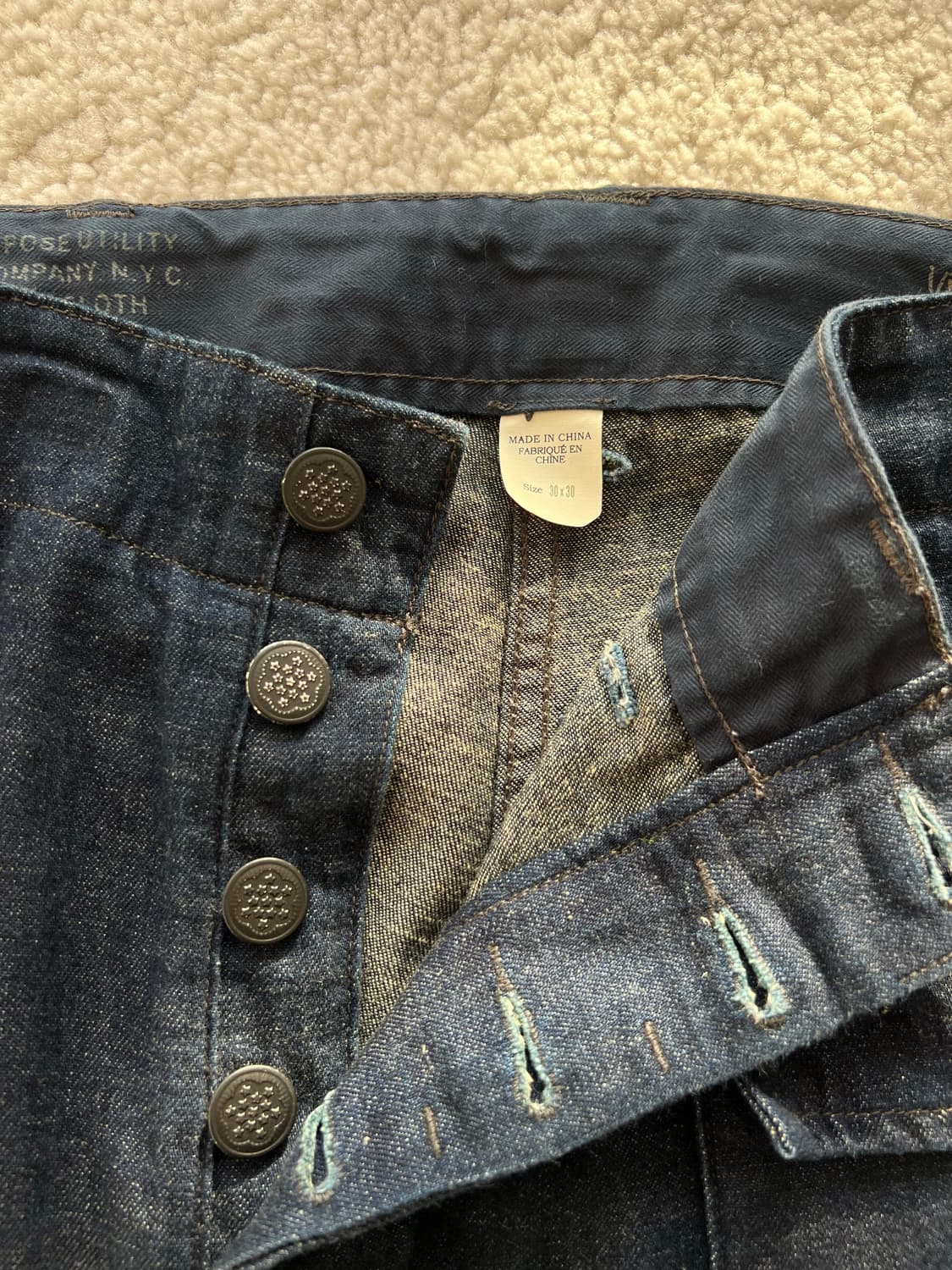 더블알엘 데님 카고 팬츠 상품이미지4