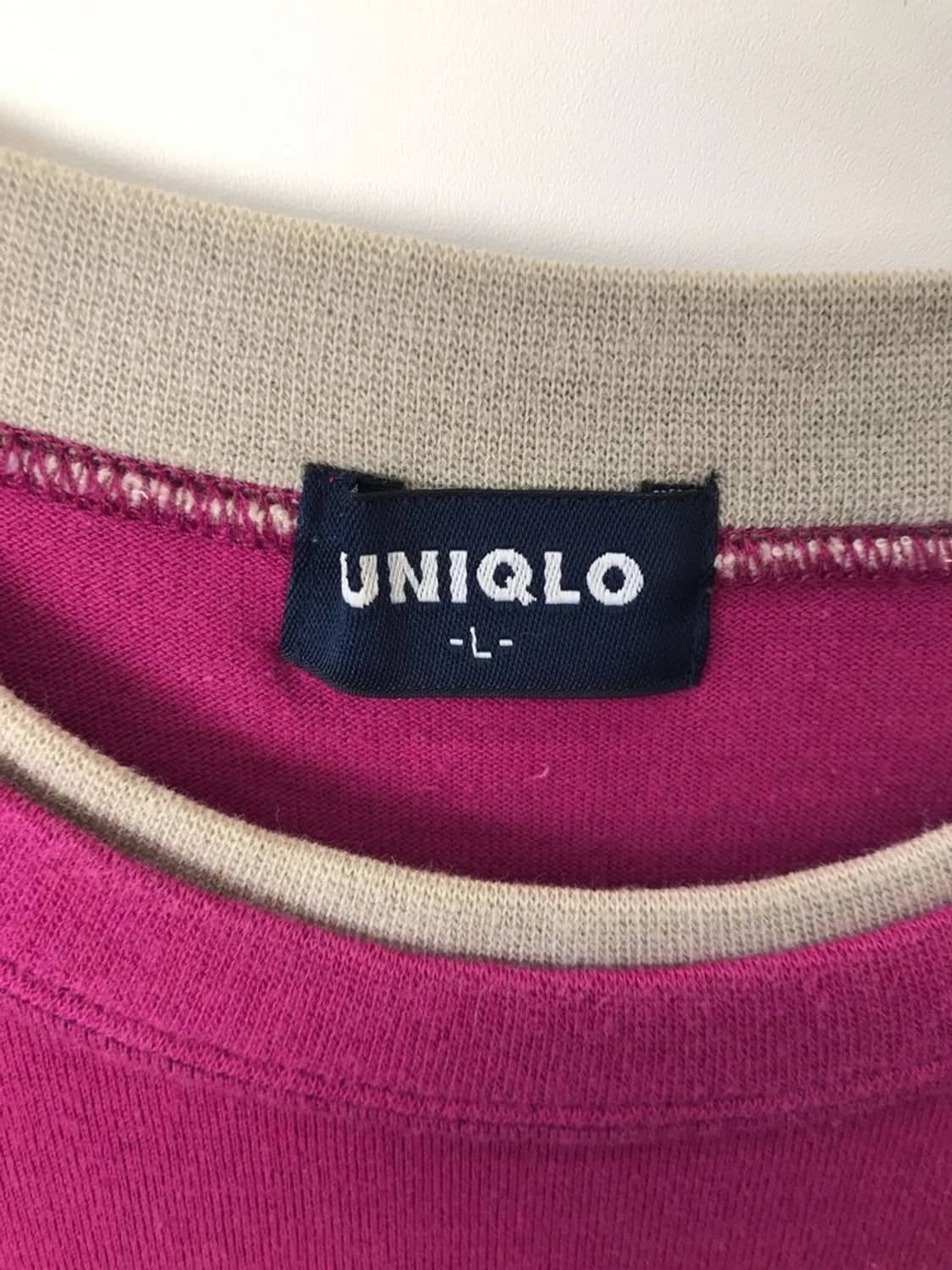 Uniqlo Pink Layered Tee 상품이미지6