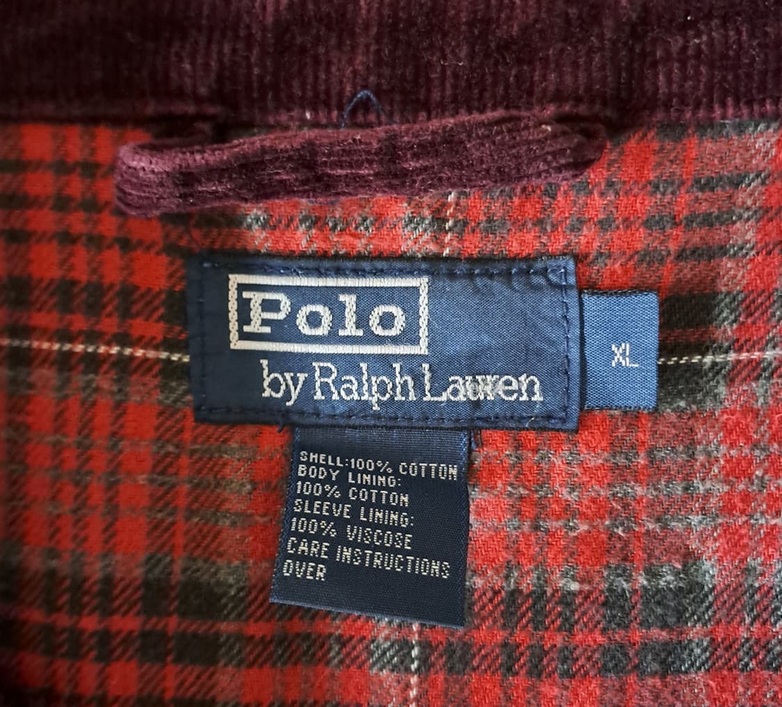 (택포) 폴로 코듀로이 버건디 자켓 110 A990 상품이미지9