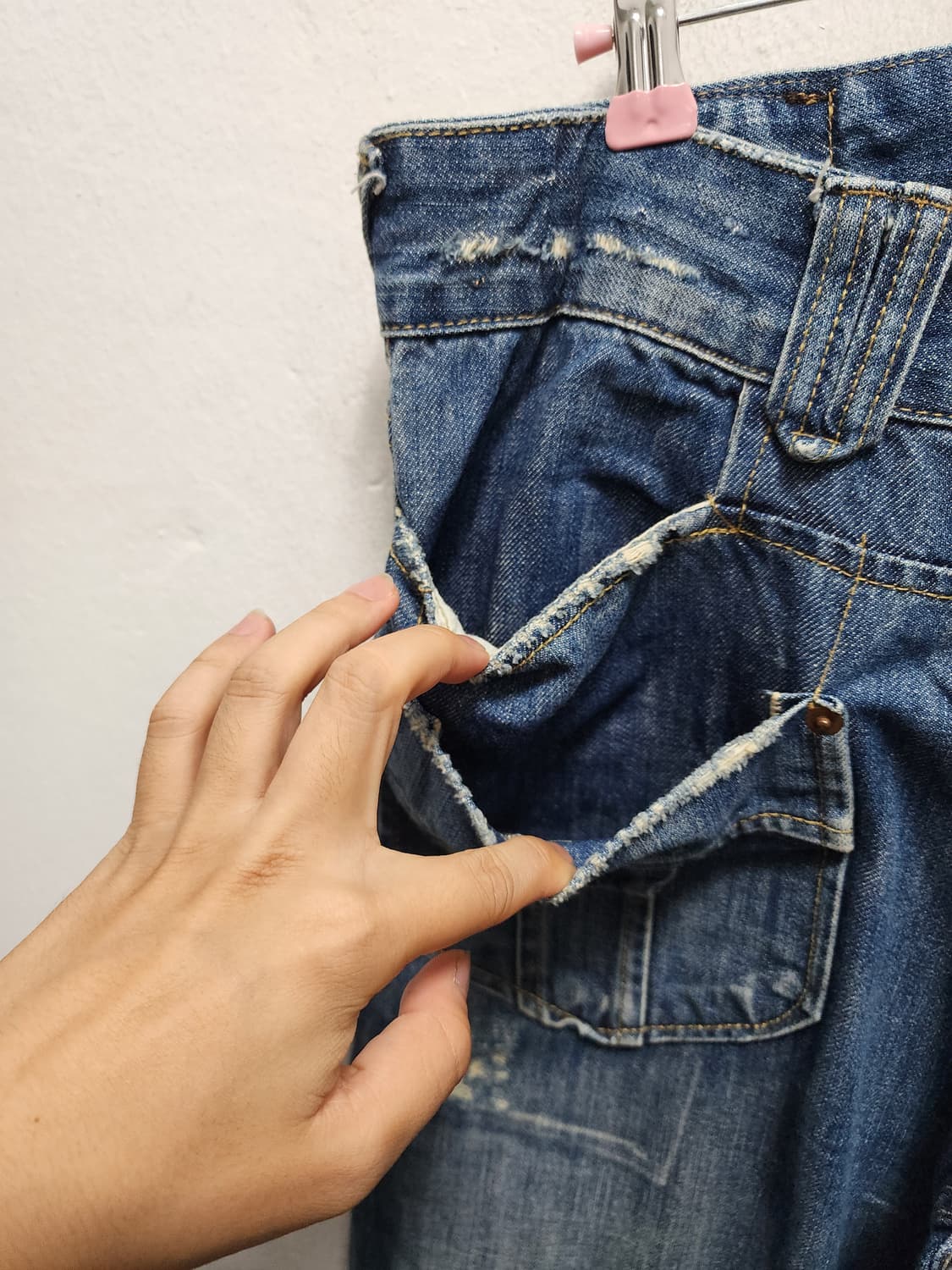 a.n.b 빈티지 와이드 부츠컷 상품이미지4