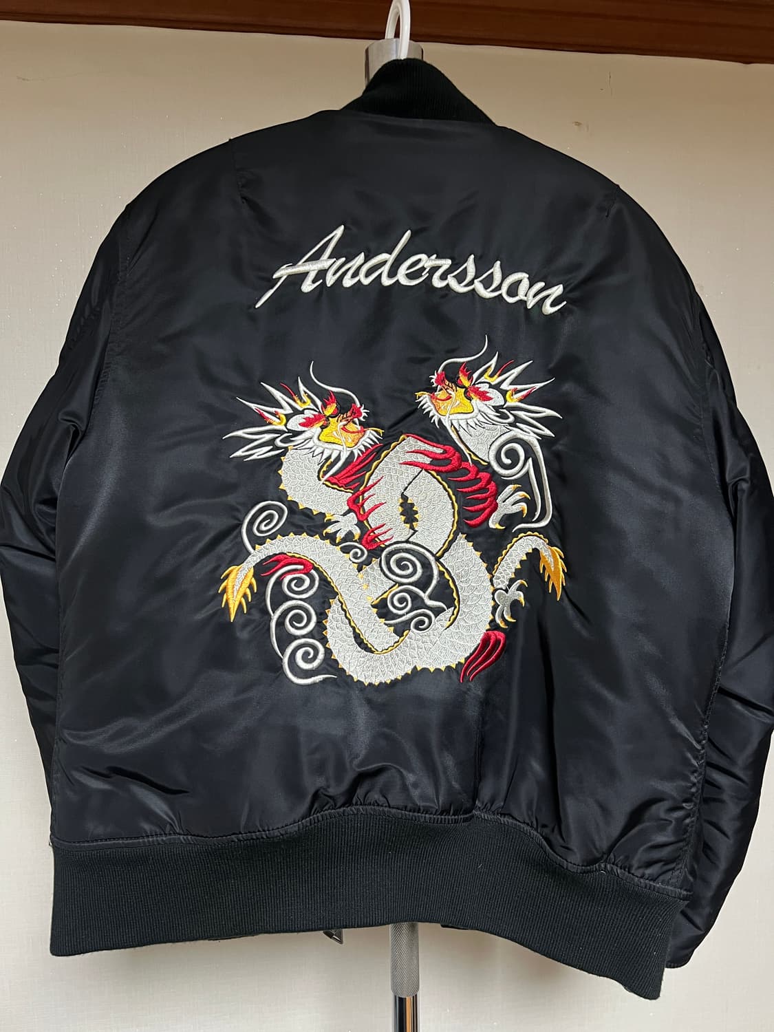 XL) Schott 앤더슨벨 콜라보 MA-1 상품이미지2