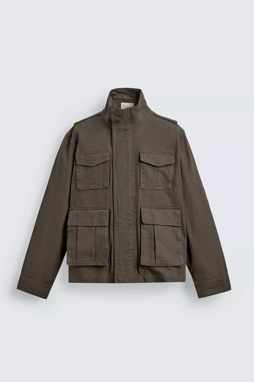 박시핏 캔버스 코튼 자켓 상품이미지1