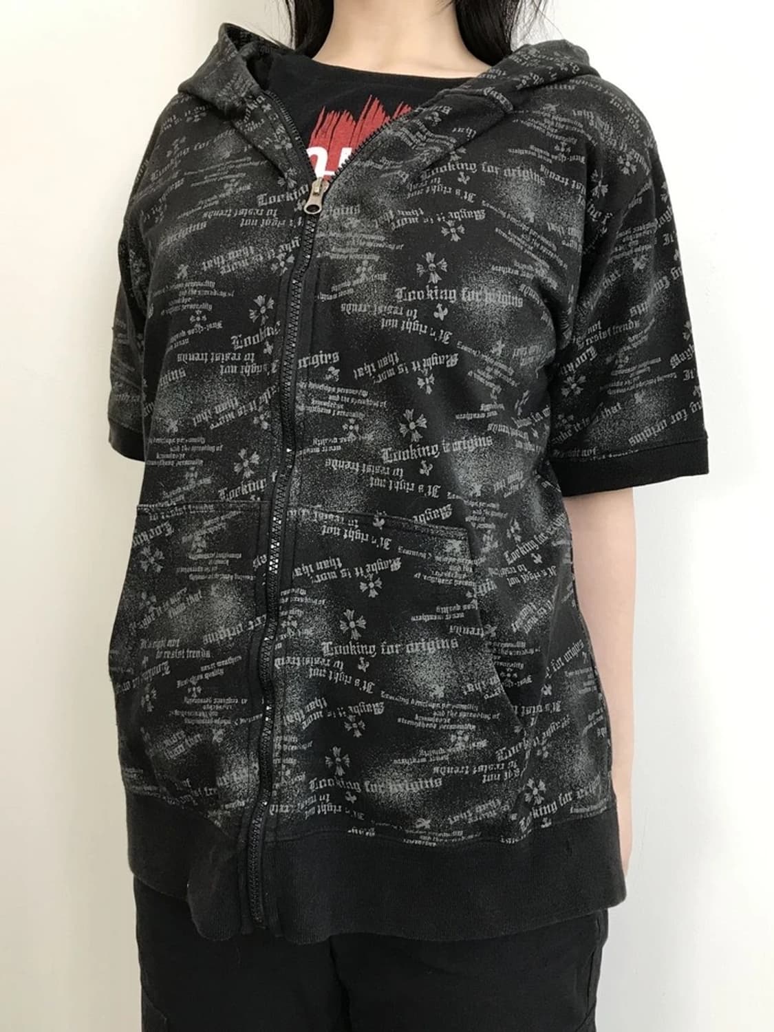 00's Zigge Plus Lettering Hood Zip 상품이미지2