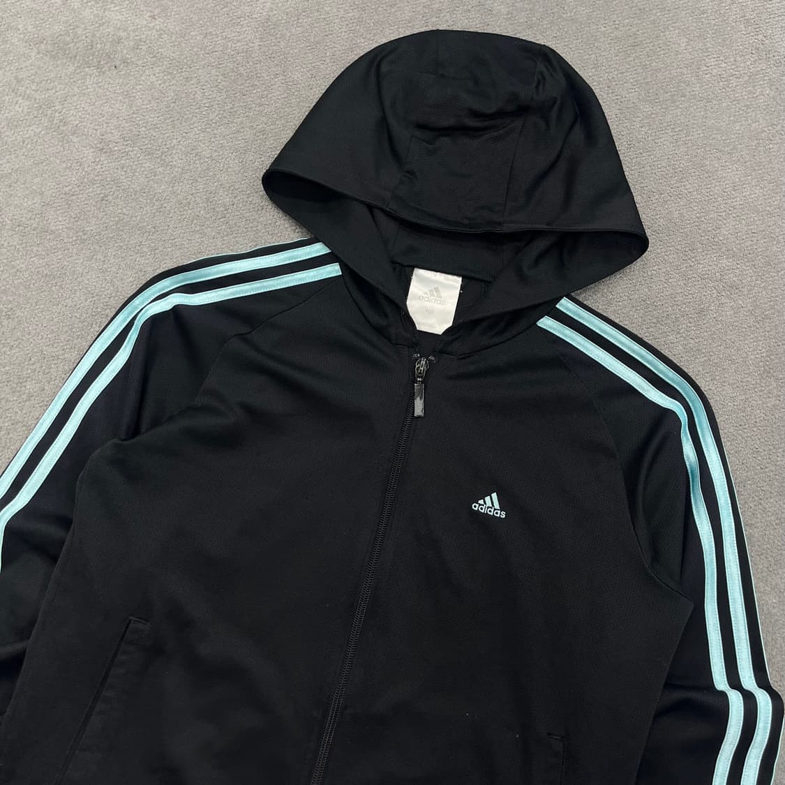 100 아디다스 검하 메쉬 후드집업 져지 상품이미지2