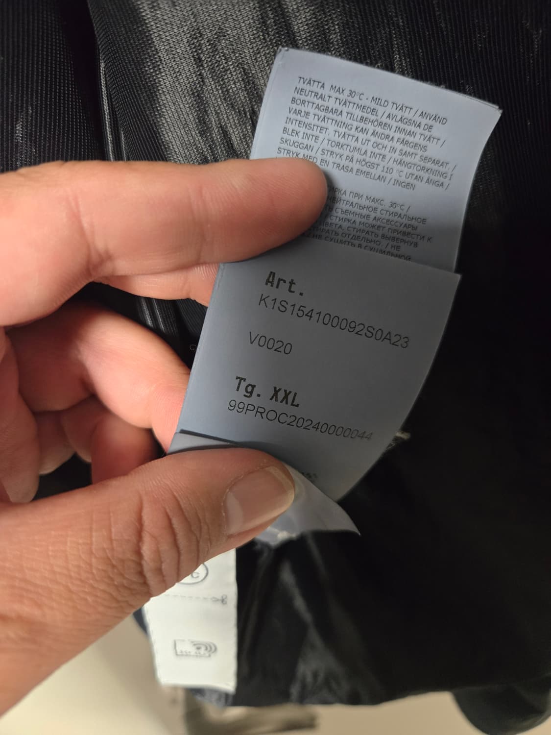 2xl)스톤 아일랜드  크링클랩스  후드자켓 네이비블루-25ss 상품이미지7