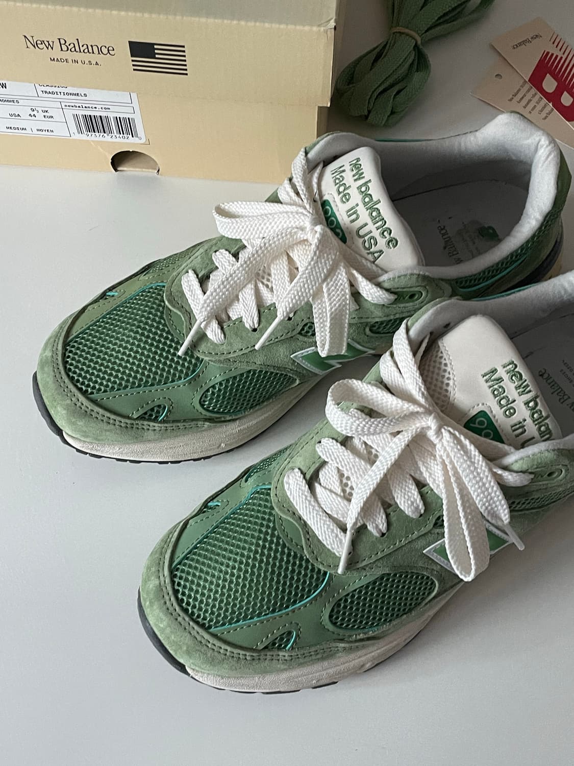 뉴발란스 993 made in USA Chive sea salt 상품이미지4