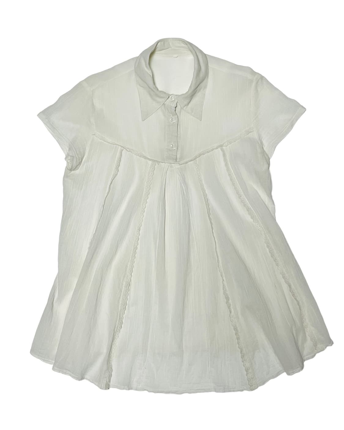 White lace blouse 상품이미지1
