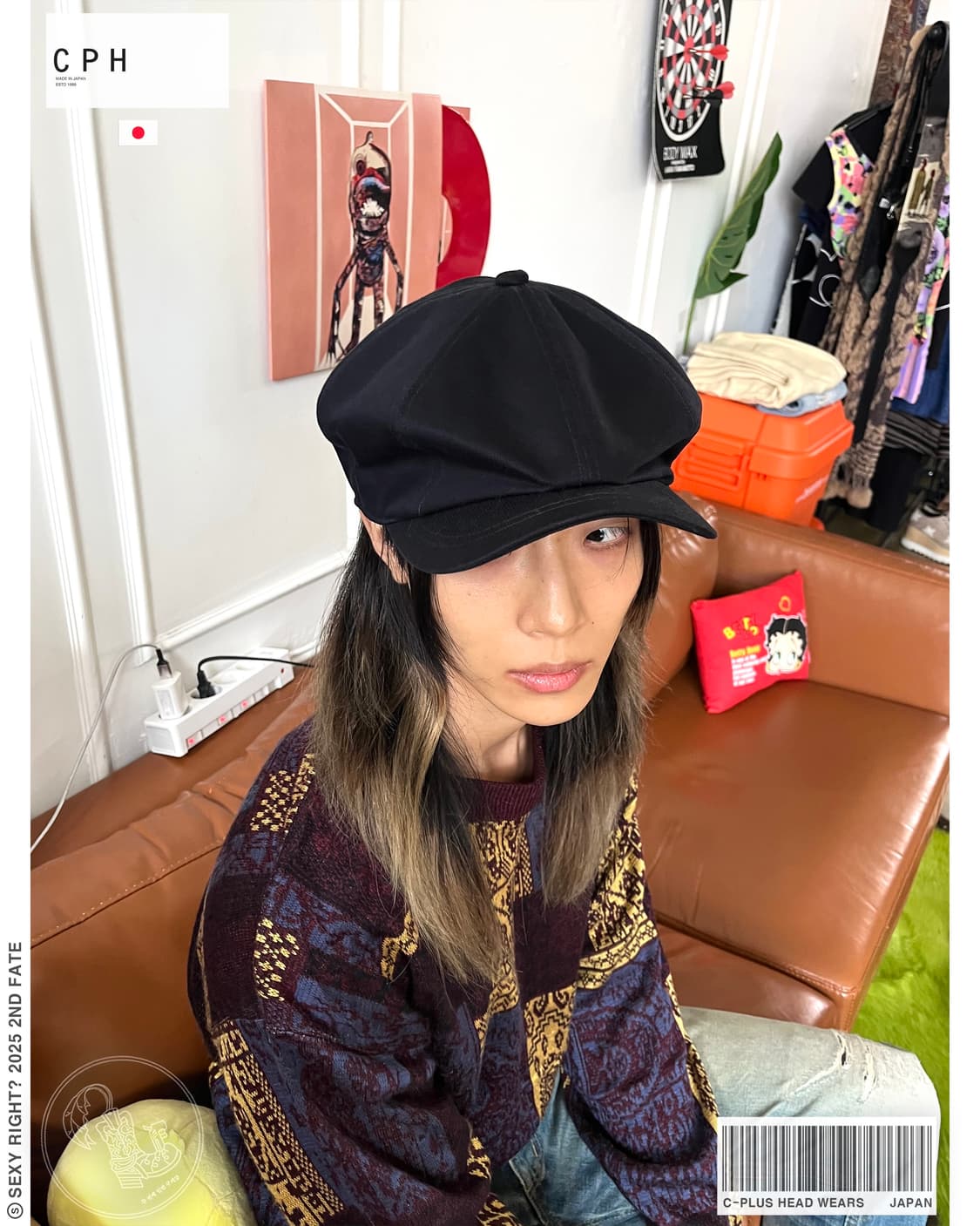C-PLUS HEAD WEARS Japan Newsboy Cap 상품이미지2