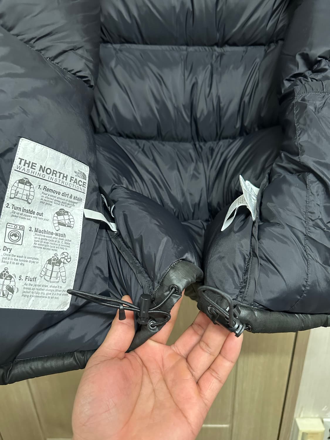 노스페이스 눕시 화이트라벨 패딩 85~90 상품이미지9