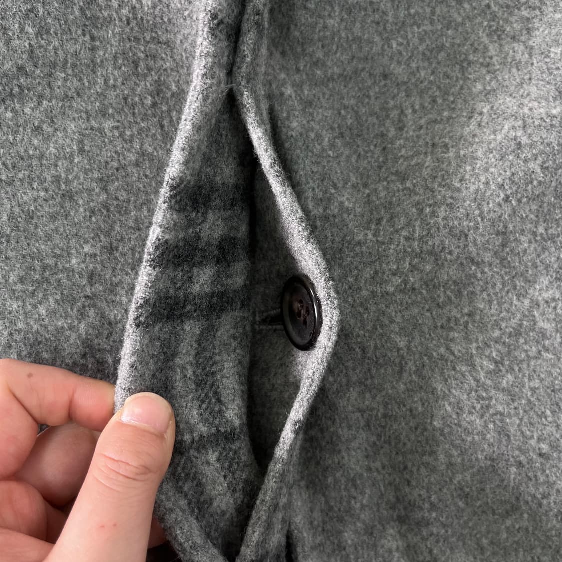 100 버버리 90s 캐시미어 울 싱글 코트 상품이미지4