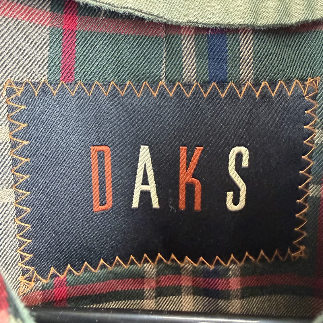 (F) 닥스 우먼스 체크카라 트렌치코트 올리브 상품이미지3