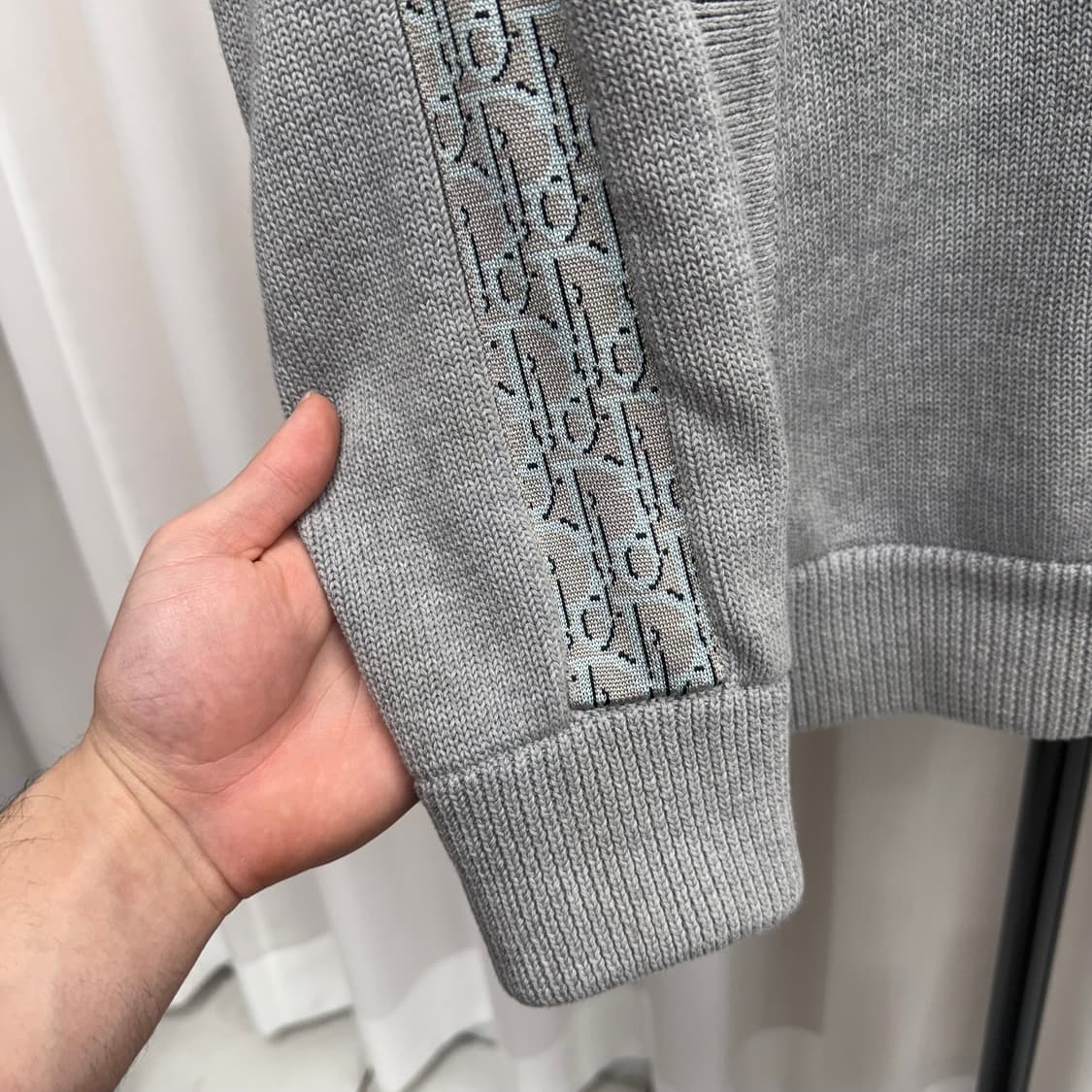 [S] 디올 인서트 사이드라인 집업 그레이 상품이미지5