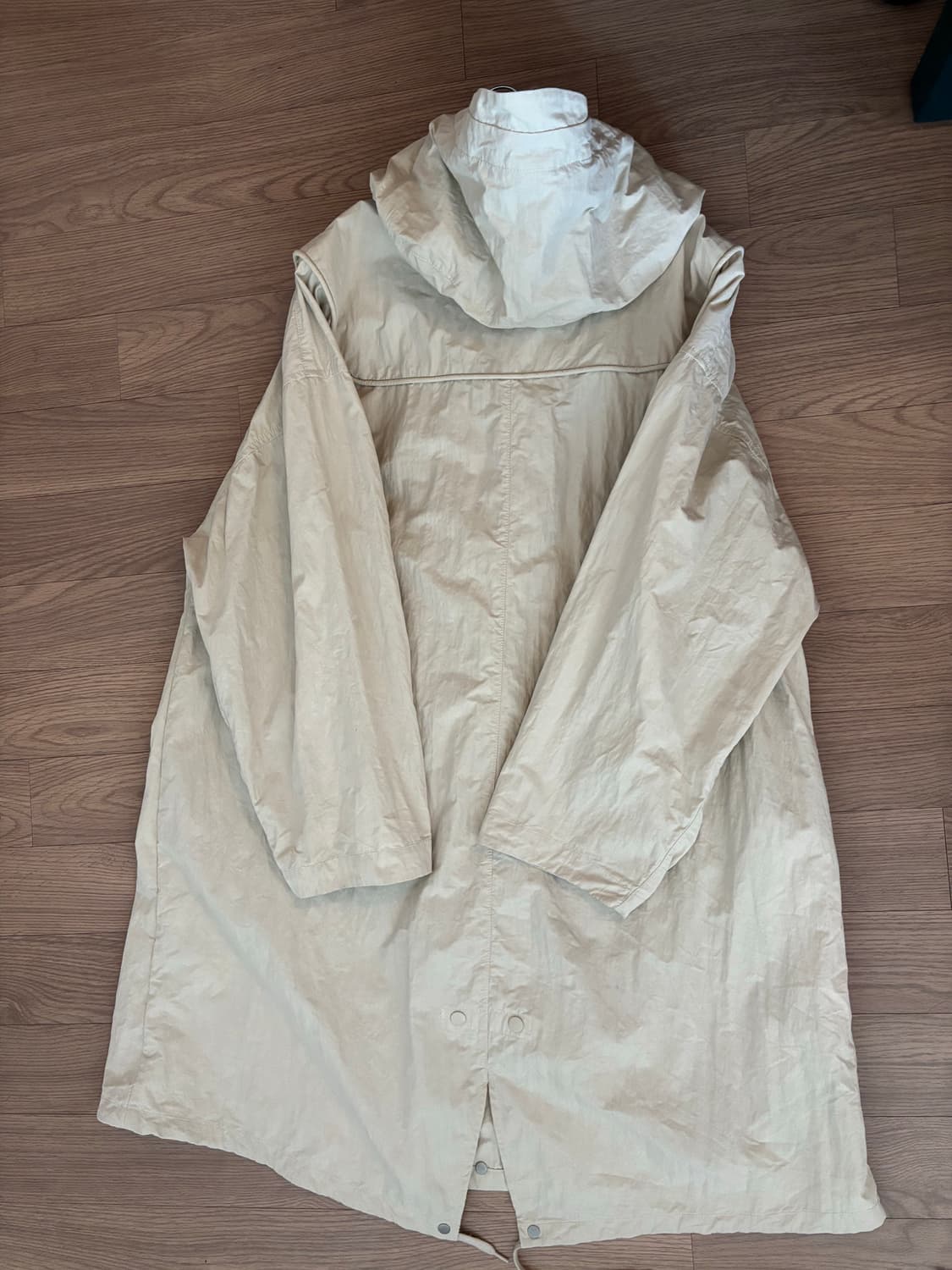 파르티멘토 도톰바스락 후드 더플 피쉬테일 야상코트 남성mL 상품이미지2