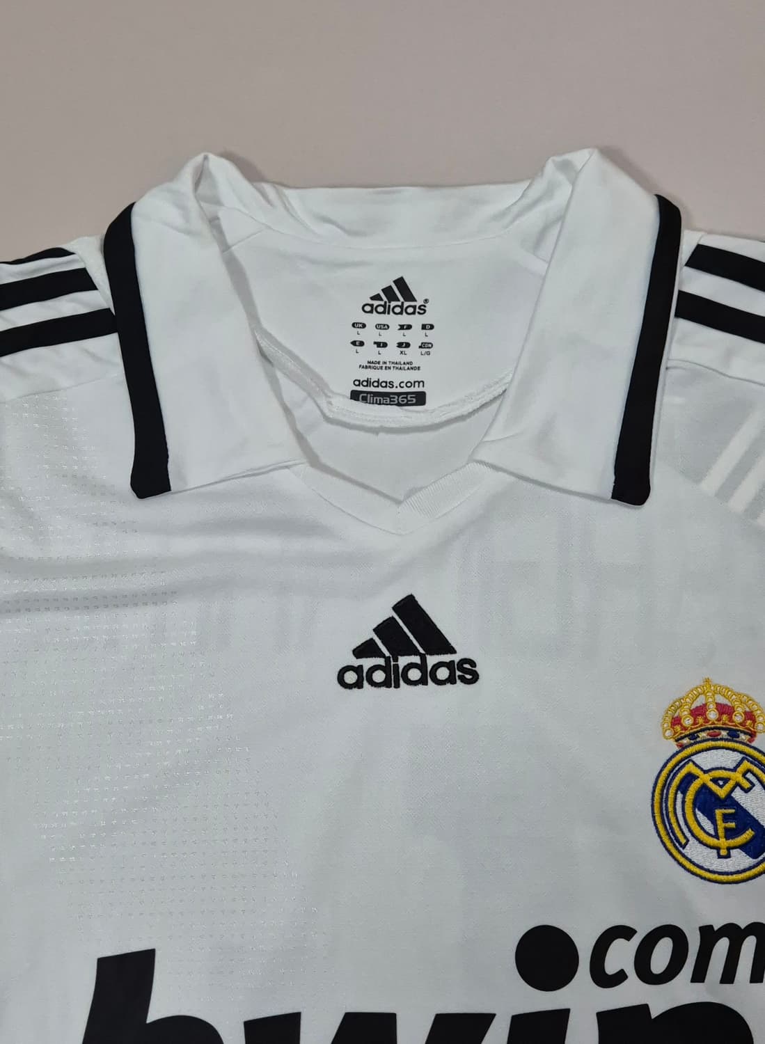 레트로)08-09 레알 세르히오 라모스 반팔 유니폼 L사이즈 상품이미지4