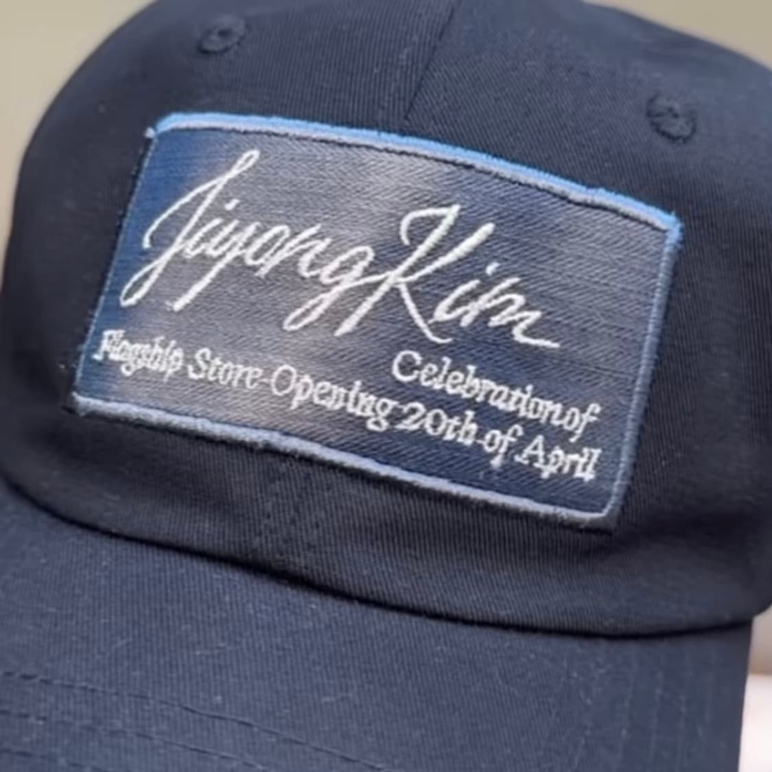 <새상품🖤> 지용킴(Jiyong Kim) 플래그십 볼캡 / 지용킴 모자 상품이미지2