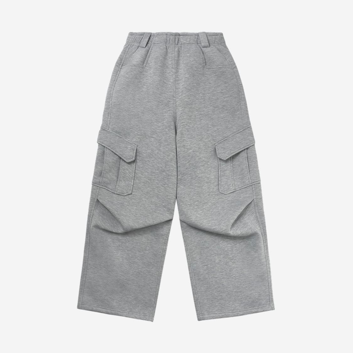 [OS] 카미엔 벌룬 카고 스웻팬츠 멜란지 그레이 상품이미지1