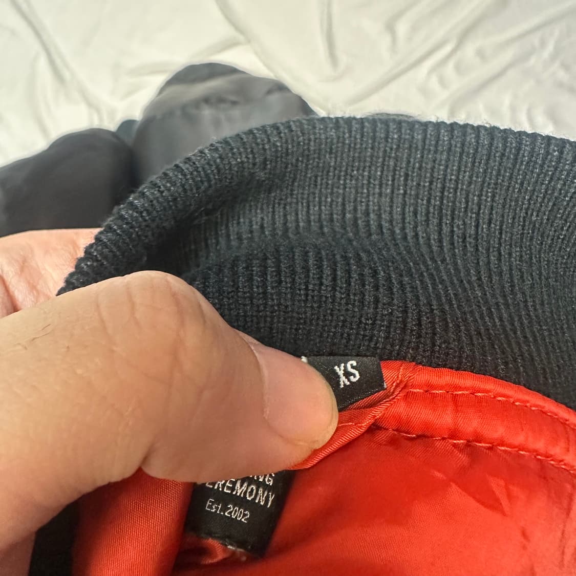 오프닝세레모니 ma-1 블랙항공점퍼 XS 상품이미지3