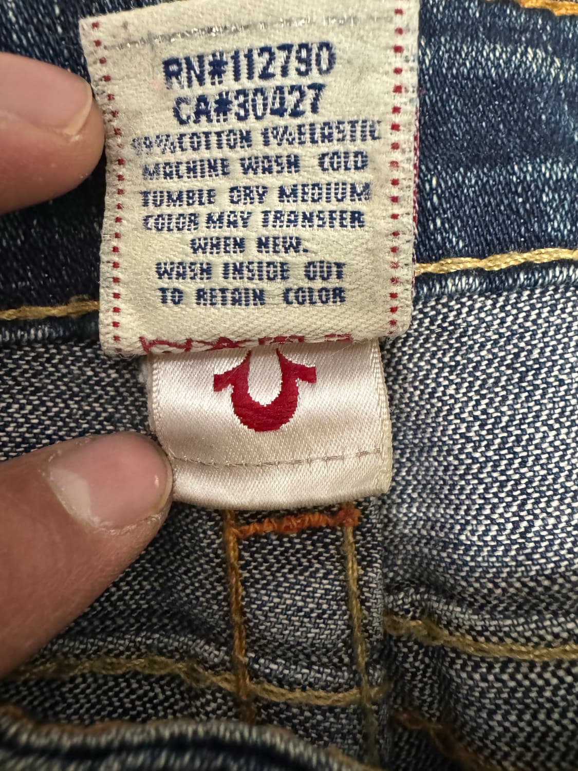 트루릴리전 플레어 조이 부츠컷 데님 팬츠 상품이미지5