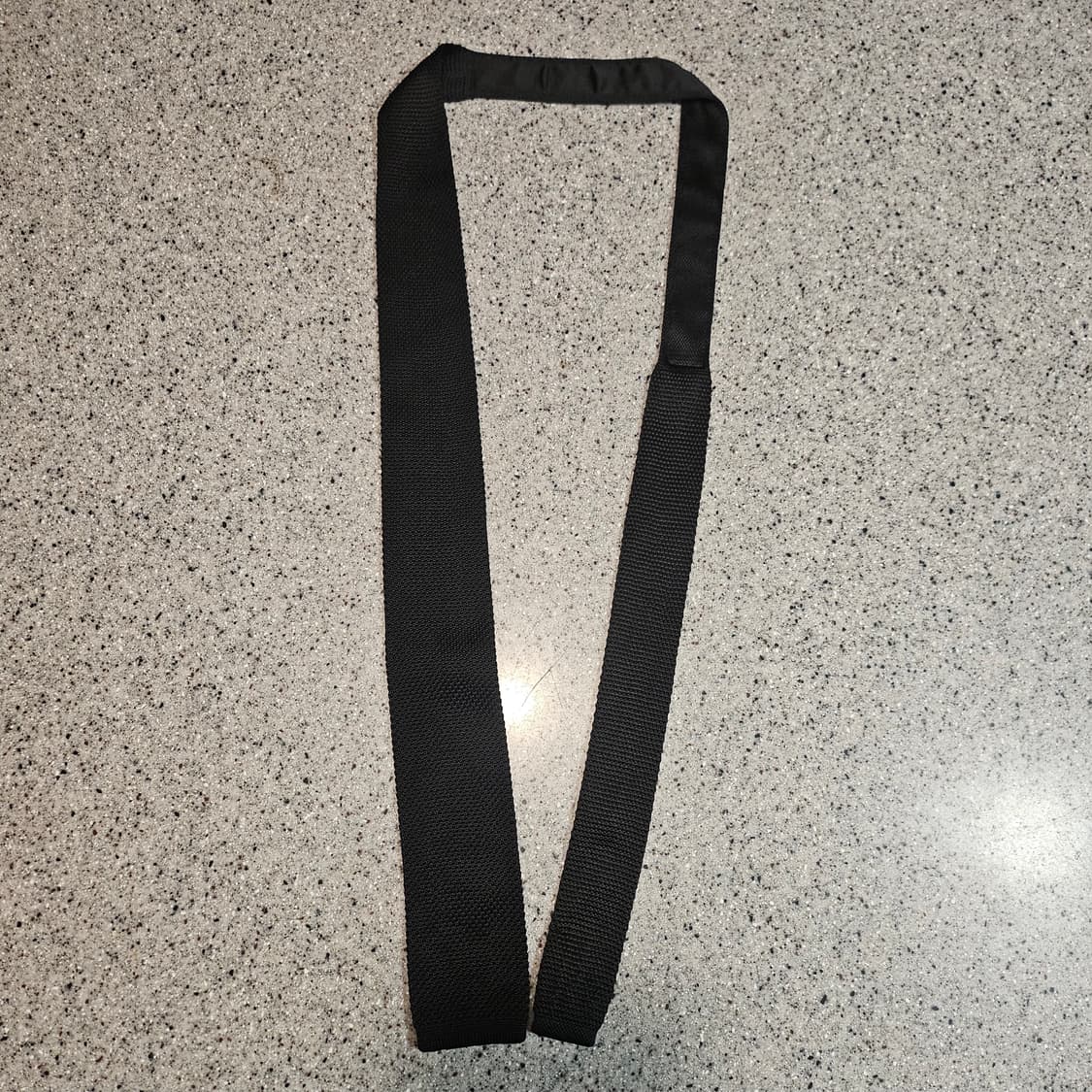 [실착1~2회미만] 무신사스탠다드 - 솔리드 니트 타이 [블랙 - FRE 상품이미지4