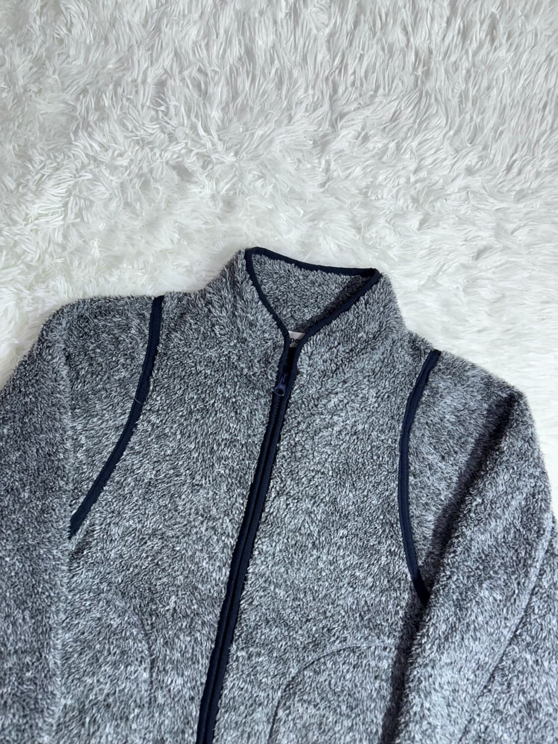 오픈와이와이 투웨이 오버핏 후리스 집업  상품이미지5