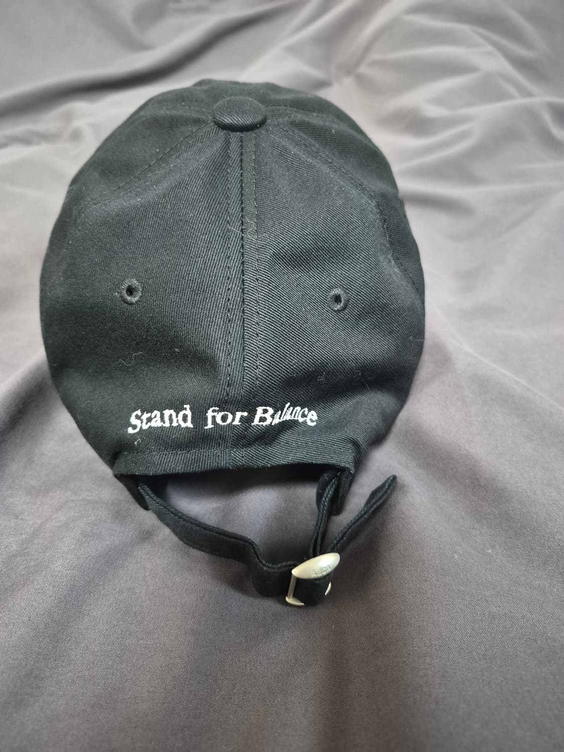 에이카화이트 데이오프 볼캡 블랙 상품이미지3