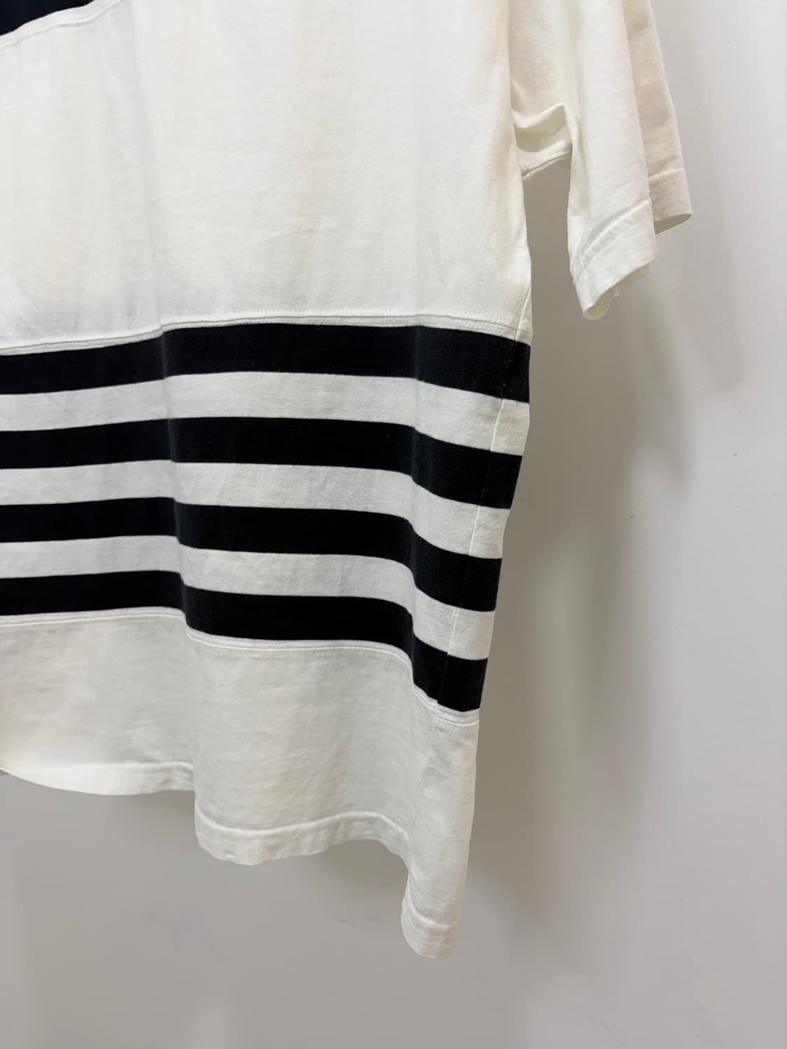 00s Stussy Authentic 스트라이프 반팔 티셔츠 상품이미지10