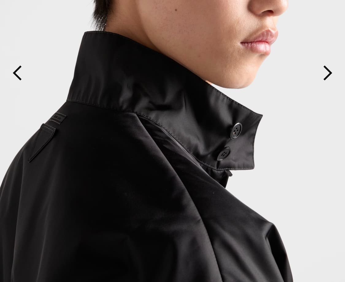 [L] 프라다 리나일론 헤링턴 봄버 상품이미지1