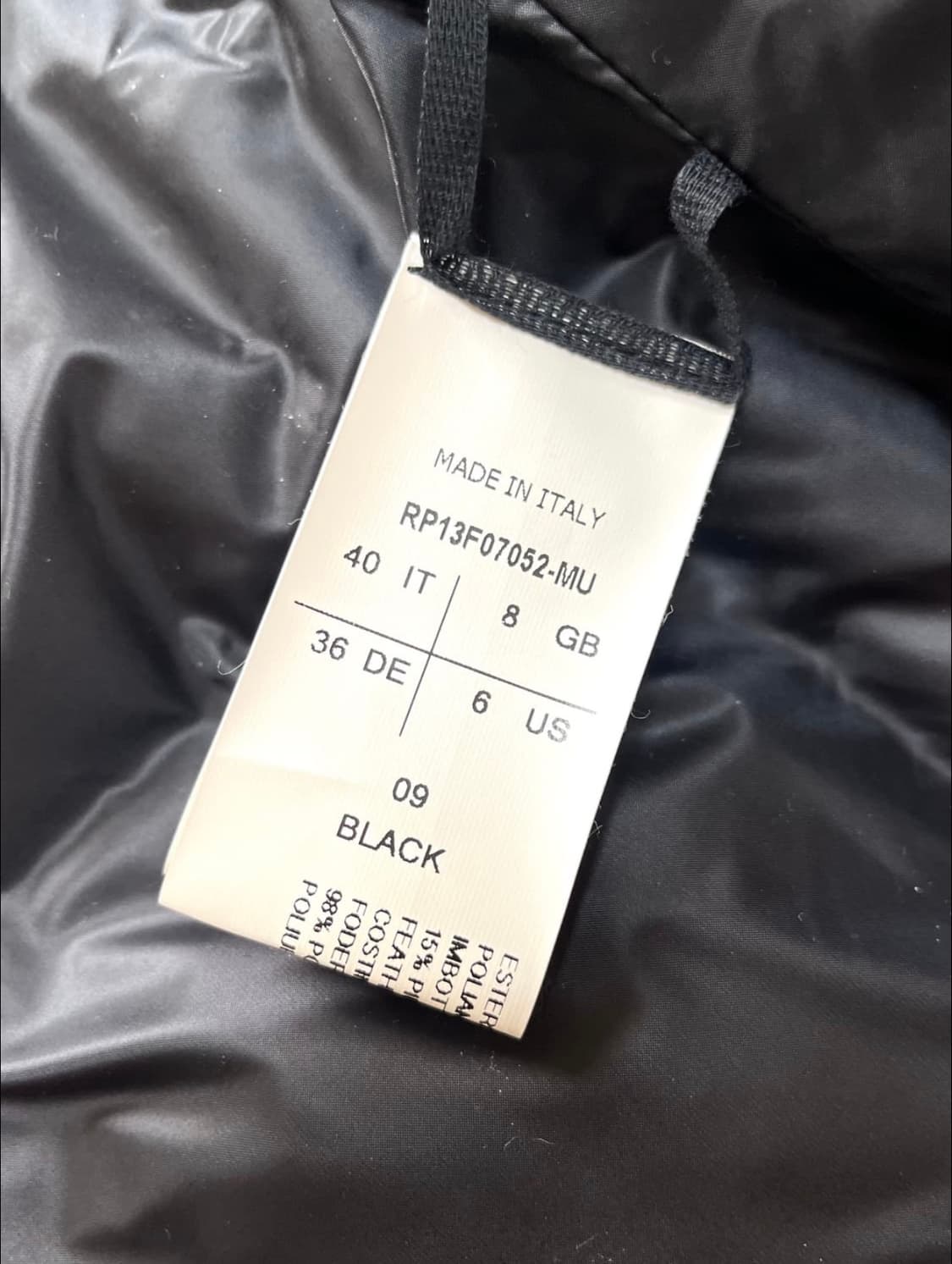 릭오웬스 13FW 드레이프 하이넥 자켓 상품이미지6