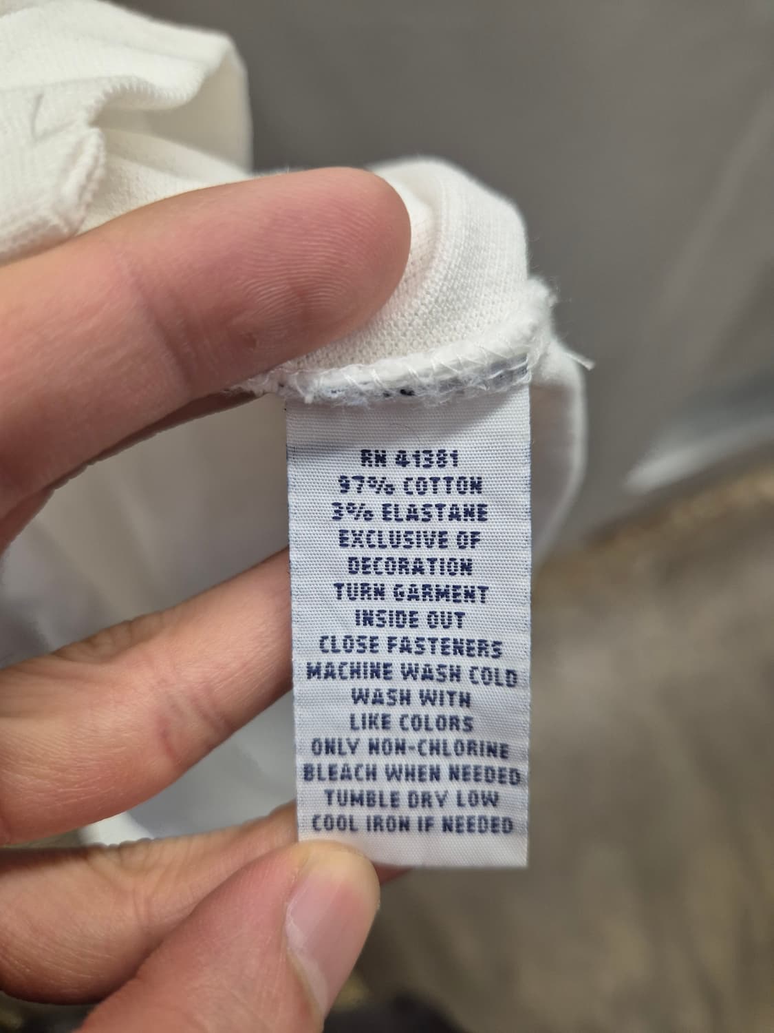 폴로 랄프로렌 화이트 메쉬 카라티 L 상품이미지7